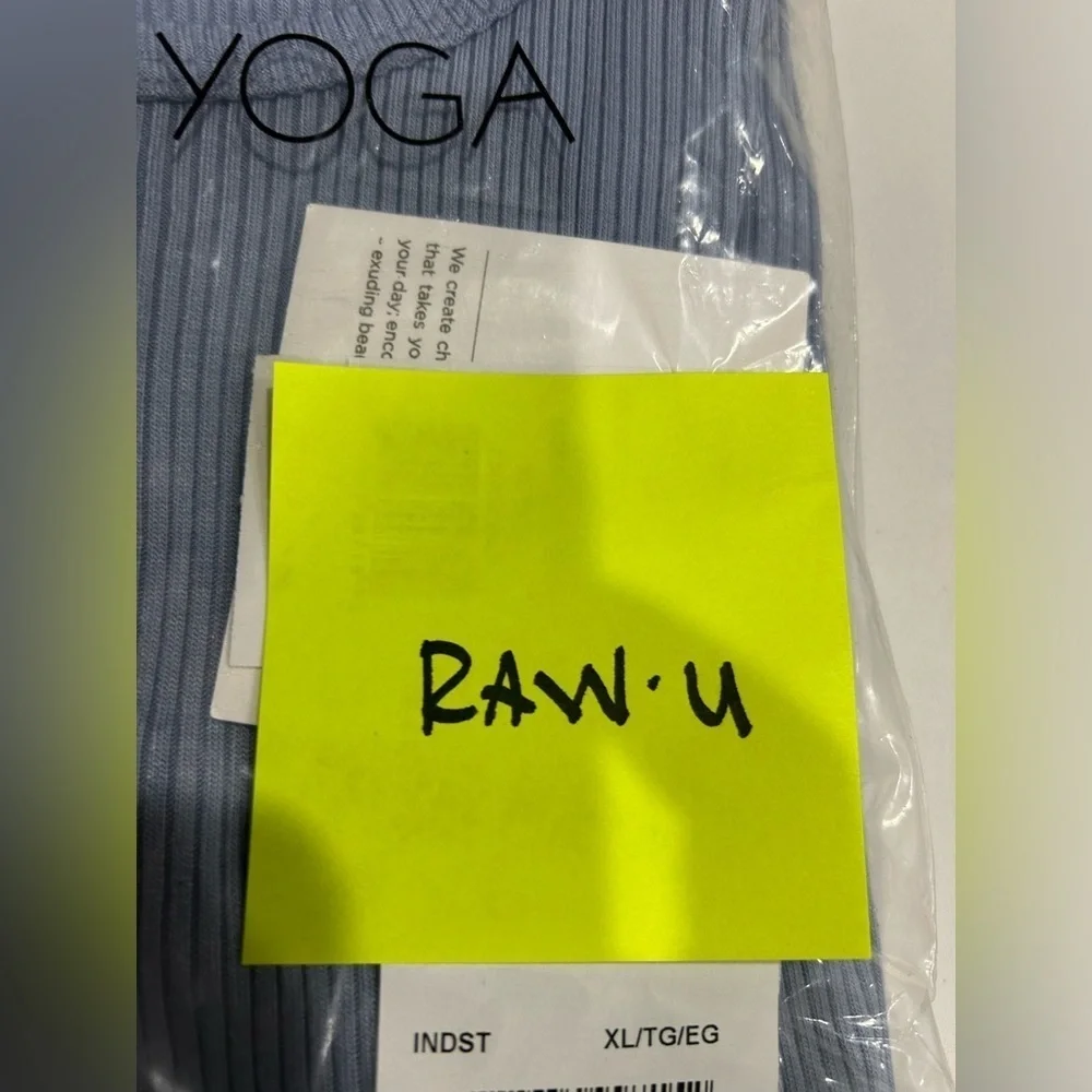Beyond Yoga Women's XL Formation Tank Dress Blue NWT Midi Racerback